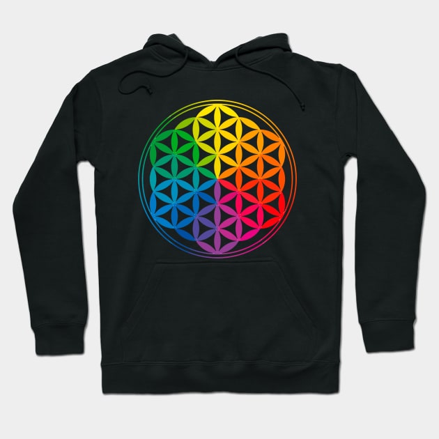 The Sacred Rainbow Hoodie by designsbycreation